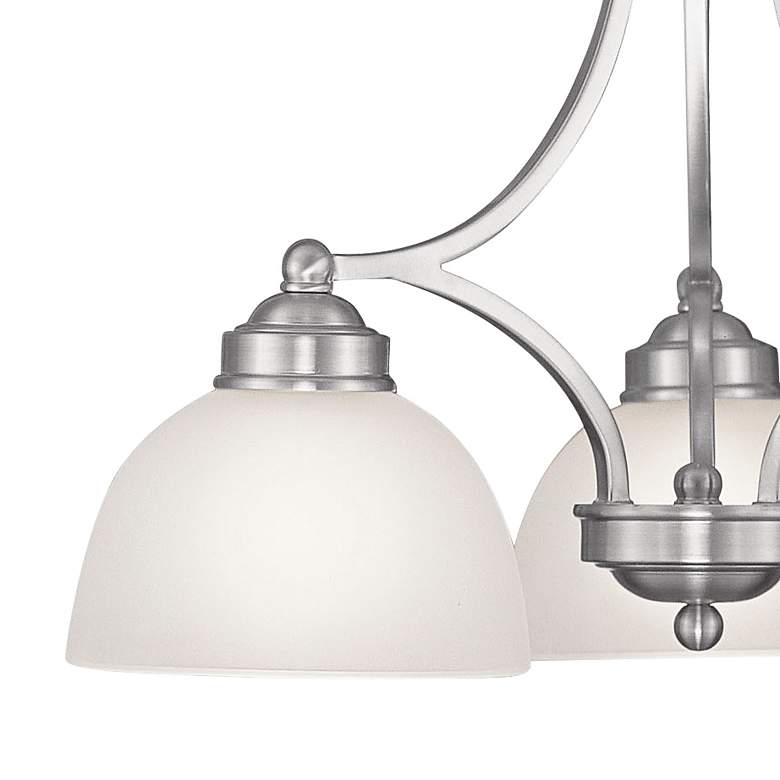 Image 4 Somerset 20" Wide Brushed Nickel 3-Light Chandelier more views