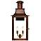 Somerset 23" High Antique Copper 2-Light Outdoor Wall Light