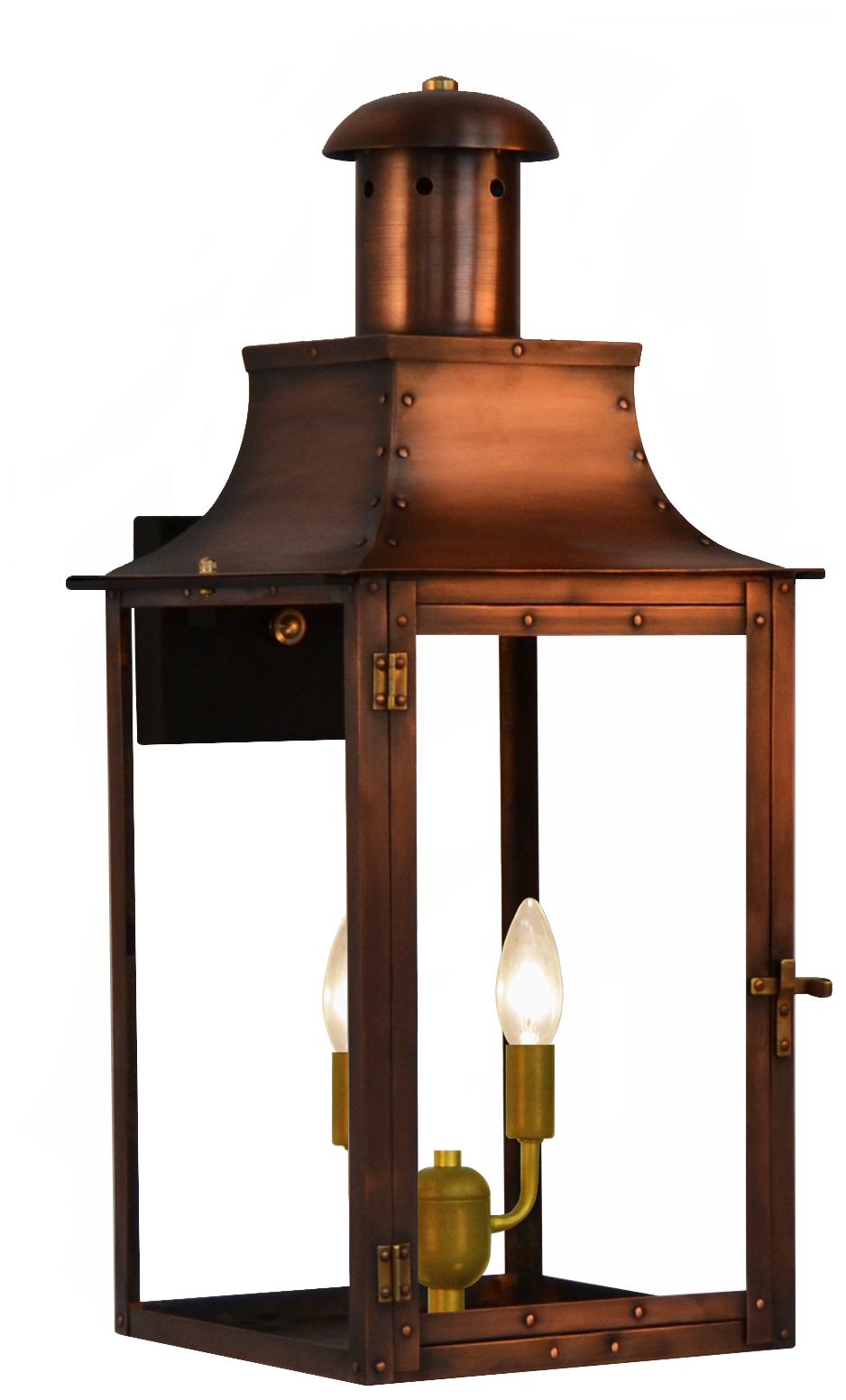 Image 3 Somerset 23" High Antique Copper 2-Light Outdoor Wall Light more views