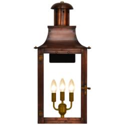Somerset 26 1/2" High Antique Copper 3-Light Outdoor Wall Light