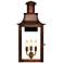 Somerset 32" High Antique Copper 3-Light Outdoor Wall Light