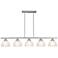 Somerset 42" Wide Brushed Nickel 5-Light Linear Pendant