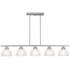 Somerset 42" Wide Brushed Nickel 5-Light Linear Pendant