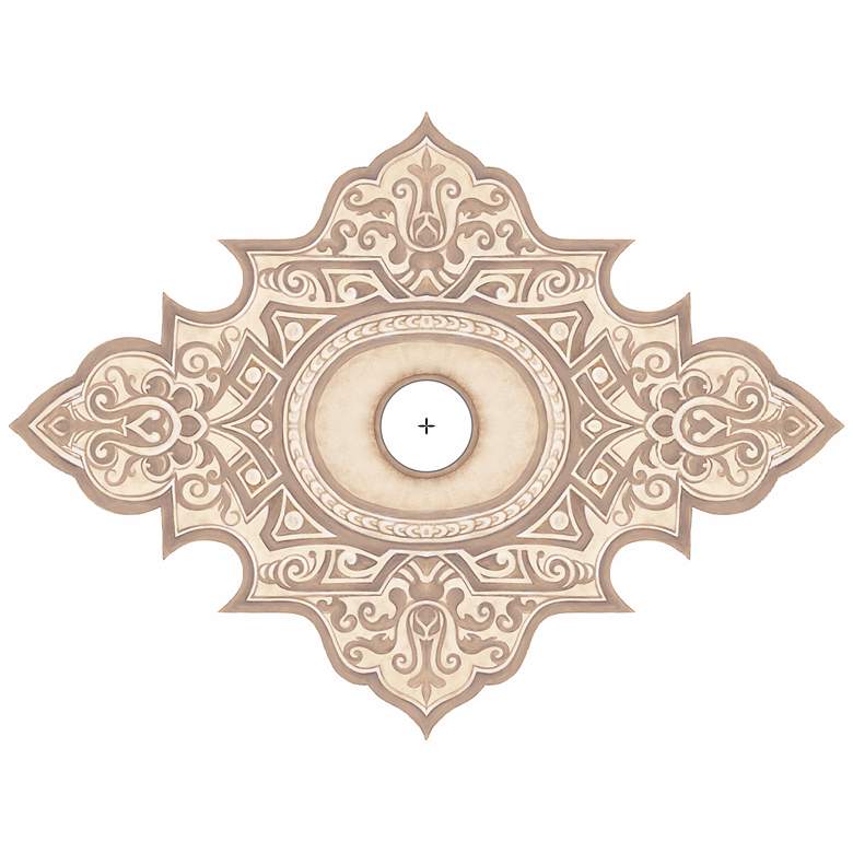 Image 1 Somerset Giclee 36" Wide Repositionable Ceiling Medallion