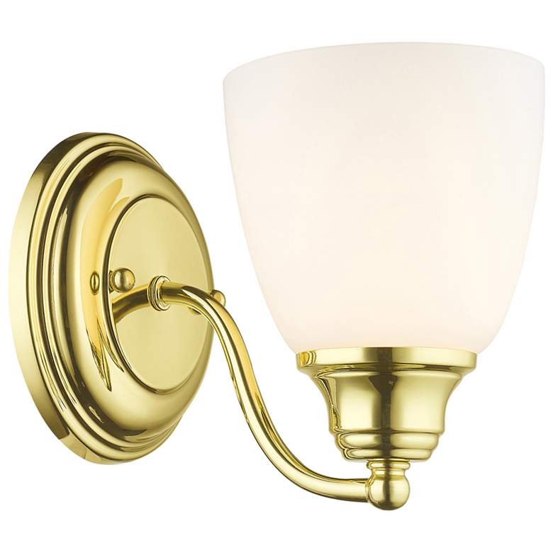 Image 1 Somerville 1 Light Polished Brass Wall Sconce