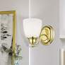 Somerville 1 Light Polished Brass Wall Sconce