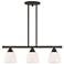 Somerville 26" Wide Bronze 3-Light Linear Pendant