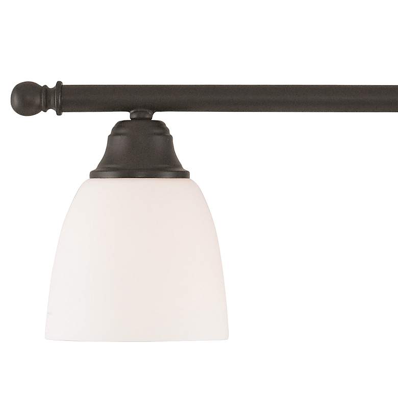 Image 4 Somerville 26" Wide Bronze 3-Light Linear Pendant more views