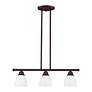 5_Somerville 26" Wide Bronze 3-Light Linear Pendant more views