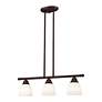6_Somerville 26" Wide Bronze 3-Light Linear Pendant more views