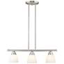 2_Somerville 26" Wide Brushed Nickel 3-Light Linear Chandelier