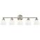 Somerville 34" Wide Brushed Nickel 5-Light Bath Light