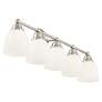 Somerville 34" Wide Brushed Nickel 5-Light Bath Light in scene