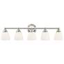 3_Somerville 34" Wide Polished Chrome 5-Light Bath Light