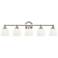 Somerville 34" Wide Polished Chrome 5-Light Bath Light