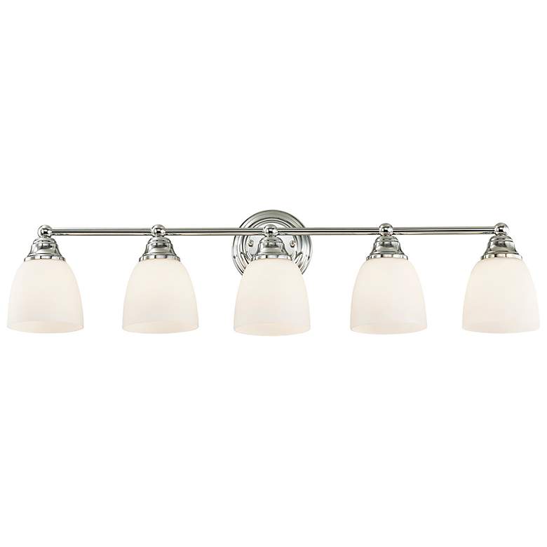 Image 6 Somerville 34" Wide Polished Chrome 5-Light Bath Light more views