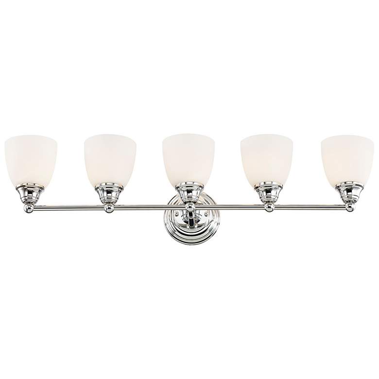 Image 7 Somerville 34" Wide Polished Chrome 5-Light Bath Light more views