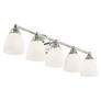 Somerville 34" Wide Polished Chrome 5-Light Bath Light in scene