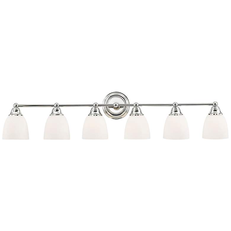 Image 2 Somerville 42" Wide Polished Chrome 6-Light Bath Light