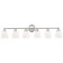 Somerville 42" Wide Polished Chrome 6-Light Bath Light