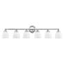 3_Somerville 42" Wide Polished Chrome 6-Light Bath Light more views