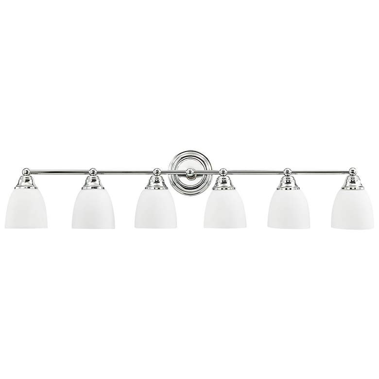 Image 4 Somerville 42" Wide Polished Chrome 6-Light Bath Light more views