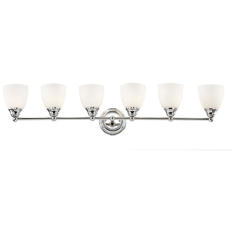 Image 6 Somerville 42" Wide Polished Chrome 6-Light Bath Light more views