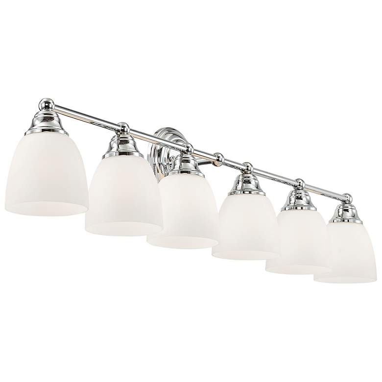 Image 7 Somerville 42" Wide Polished Chrome 6-Light Bath Light more views