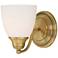 Somerville 7" High Antique Brass Wall Sconce