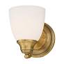 5_Somerville 7" High Antique Brass Wall Sconce more views