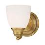 6_Somerville 7" High Antique Brass Wall Sconce more views