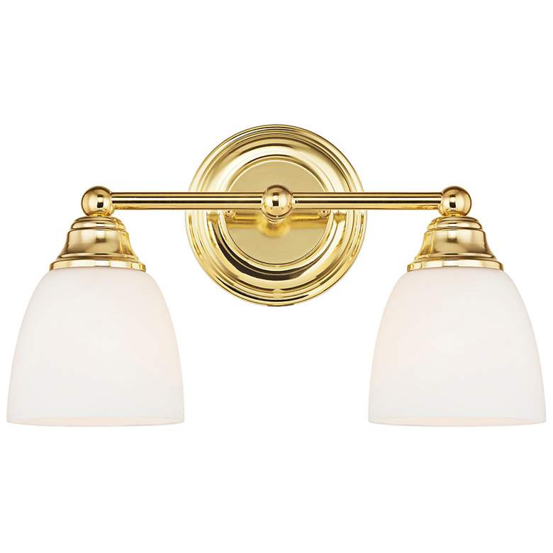 Image 4 Somerville 9" High Polished Brass 2-Light Wall Sconce more views