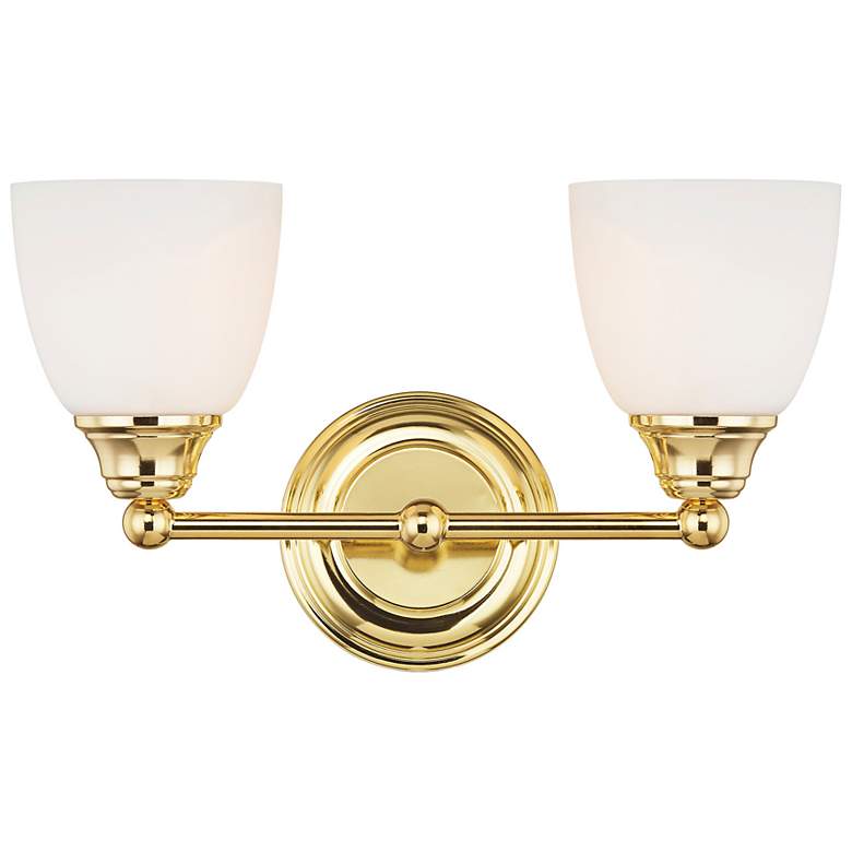 Image 6 Somerville 9" High Polished Brass 2-Light Wall Sconce more views