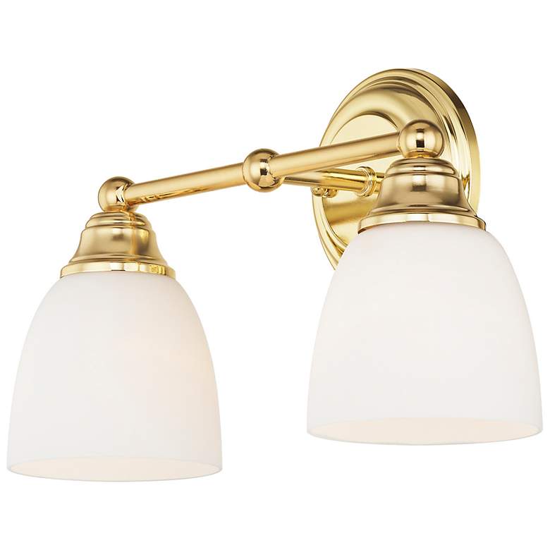 Image 7 Somerville 9" High Polished Brass 2-Light Wall Sconce more views