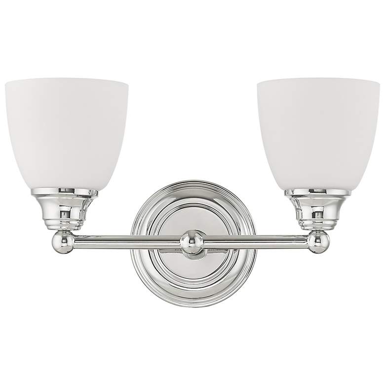 Image 4 Somerville 9" High Polished Chrome 2-Light Wall Sconce more views