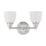 4_Somerville 9" High Polished Chrome 2-Light Wall Sconce more views