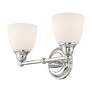 5_Somerville 9" High Polished Chrome 2-Light Wall Sconce more views