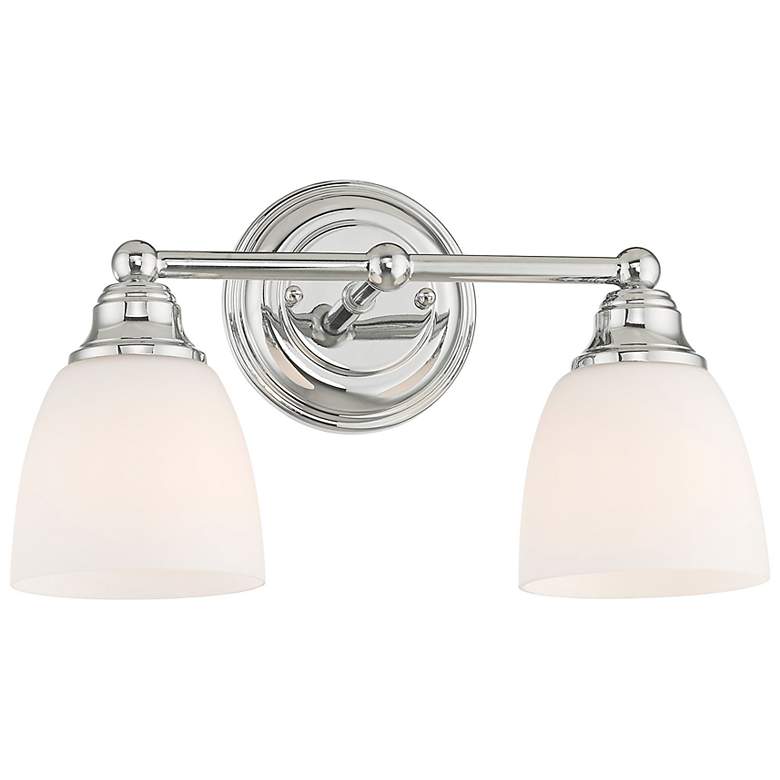 Image 7 Somerville 9" High Polished Chrome 2-Light Wall Sconce more views