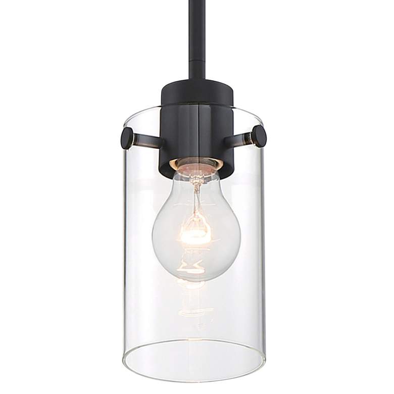 Image 2 Sommerset; 1 Light; Mini Pendant; Matte Black Finish w/ Clear Glass more views