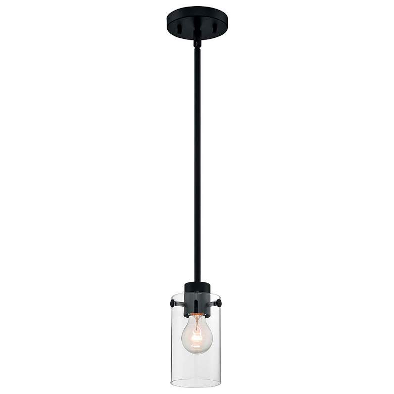 Image 4 Sommerset; 1 Light; Mini Pendant; Matte Black Finish w/ Clear Glass more views