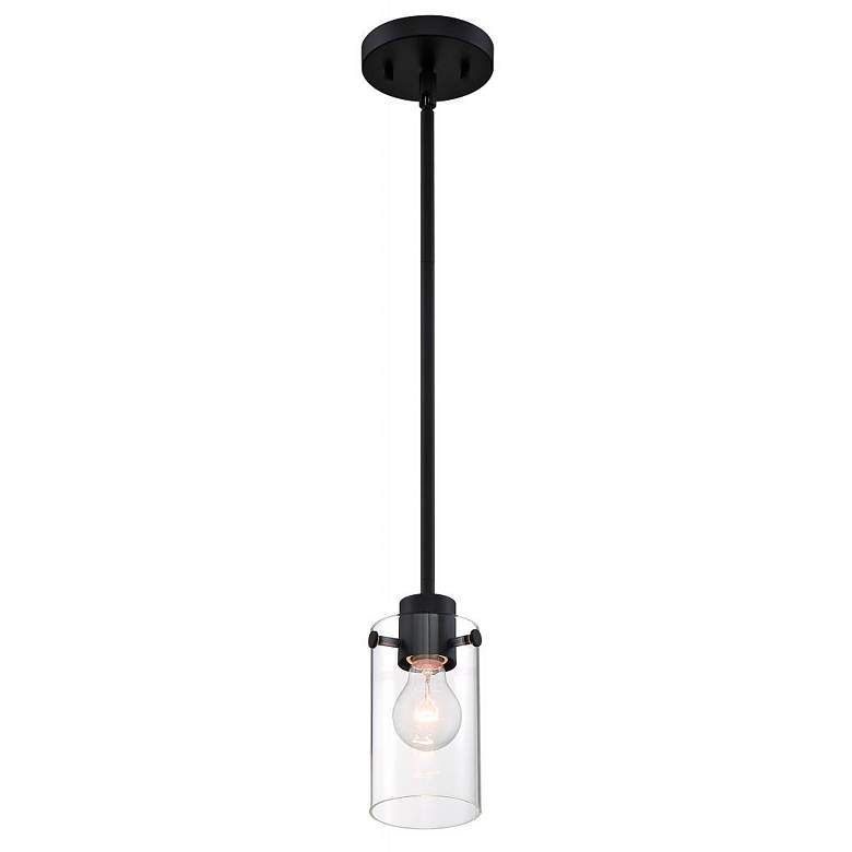 Image 5 Sommerset; 1 Light; Mini Pendant; Matte Black Finish w/ Clear Glass more views