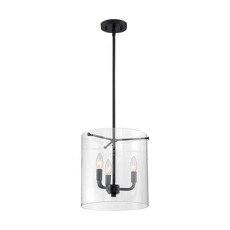 Image 4 Sommerset 11 3/4" Wide Matte Black 3-Light Mini Pendant more views