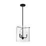 4_Sommerset 11 3/4" Wide Matte Black 3-Light Mini Pendant more views