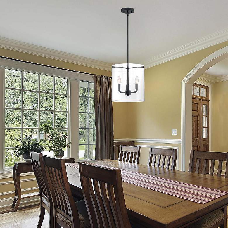Image 5 Sommerset 11 3/4" Wide Matte Black 3-Light Mini Pendant more views
