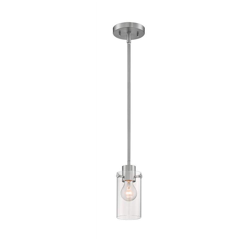 Image 4 Sommerset 4 3/4" Wide Brushed Nickel Mini Pendant more views