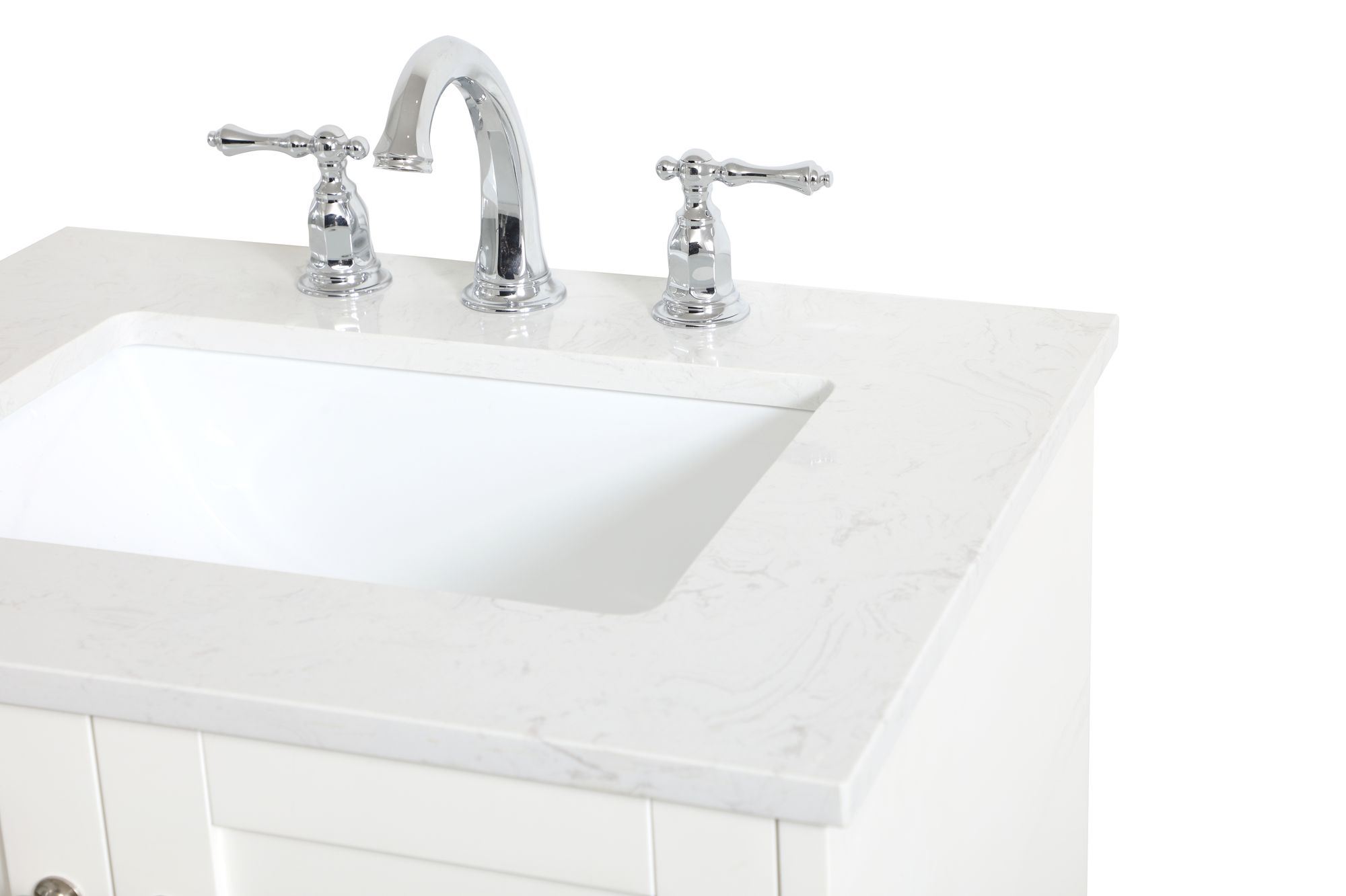 Image 6 Sommerville 24 Inch Single Bathroom Vanity In White more views