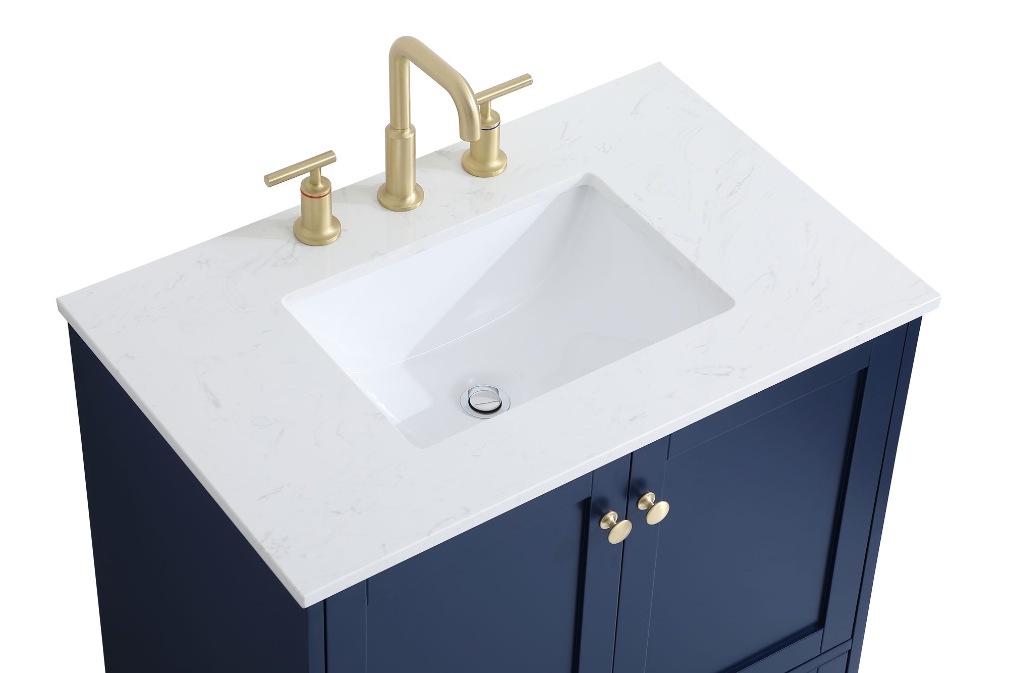 Image 5 Sommerville 30 Inch Single Bathroom Vanity In Blue more views
