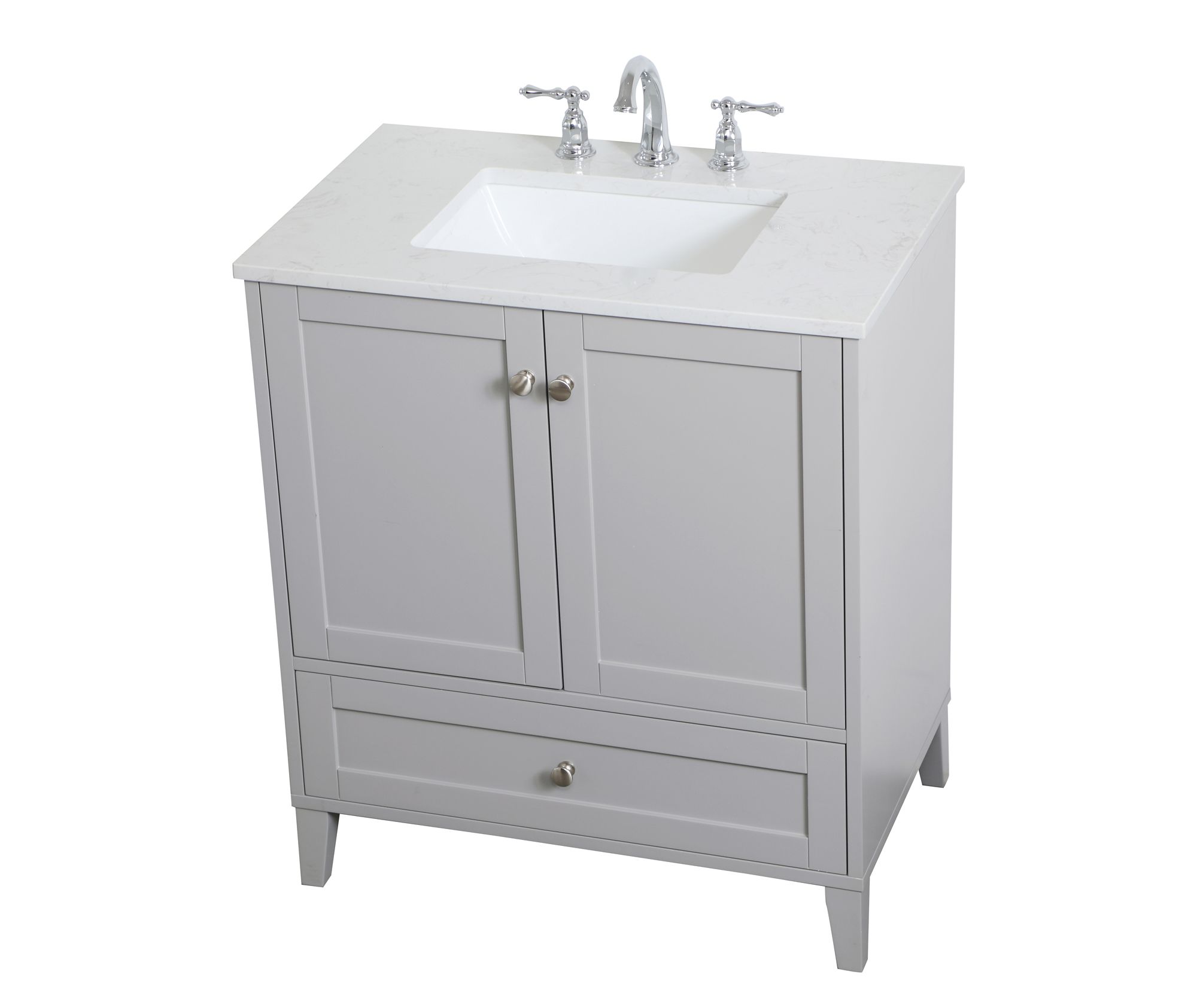 Image 4 Sommerville 30 Inch Single Bathroom Vanity In Grey more views