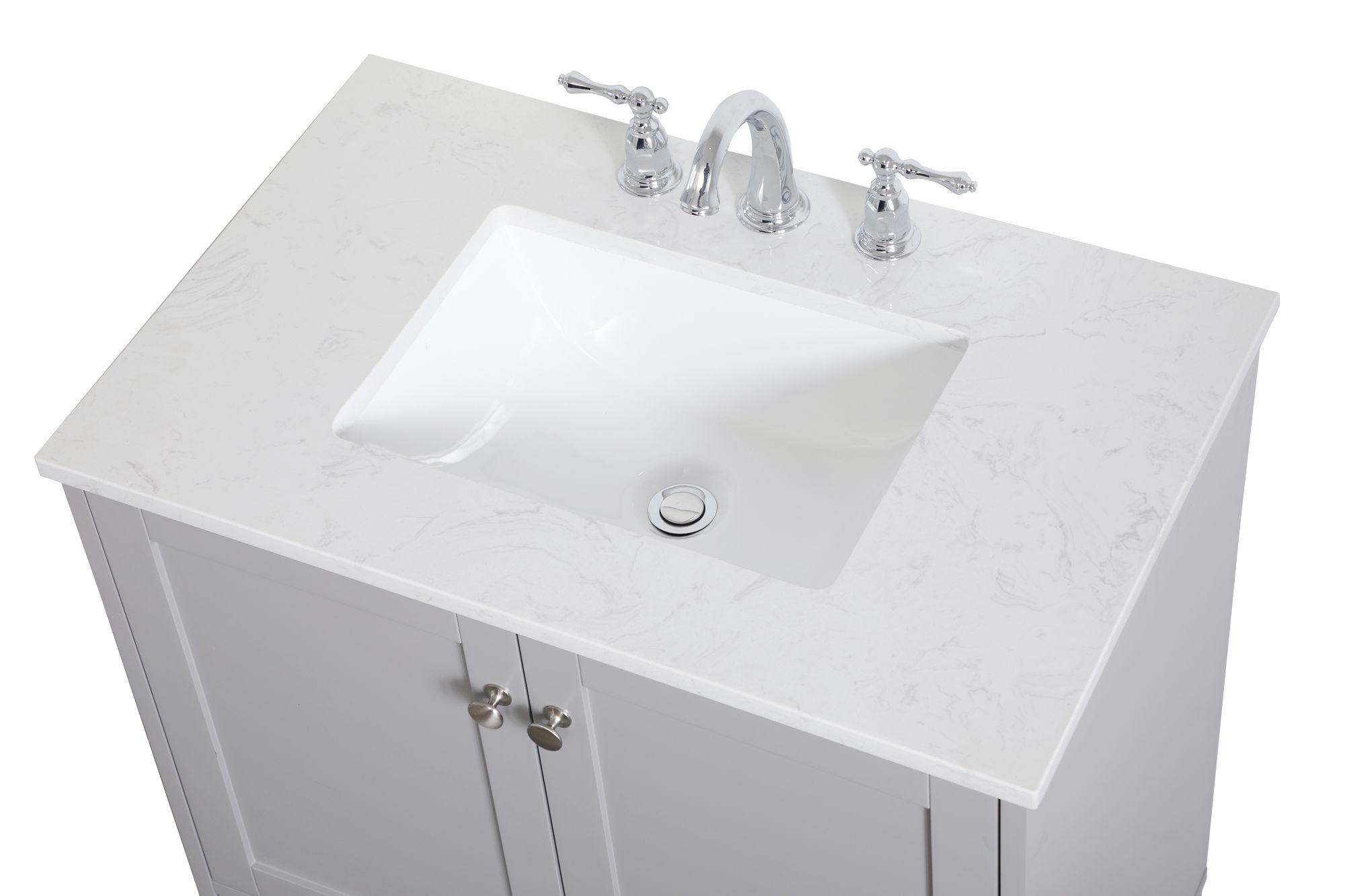 Image 6 Sommerville 30 Inch Single Bathroom Vanity In Grey more views