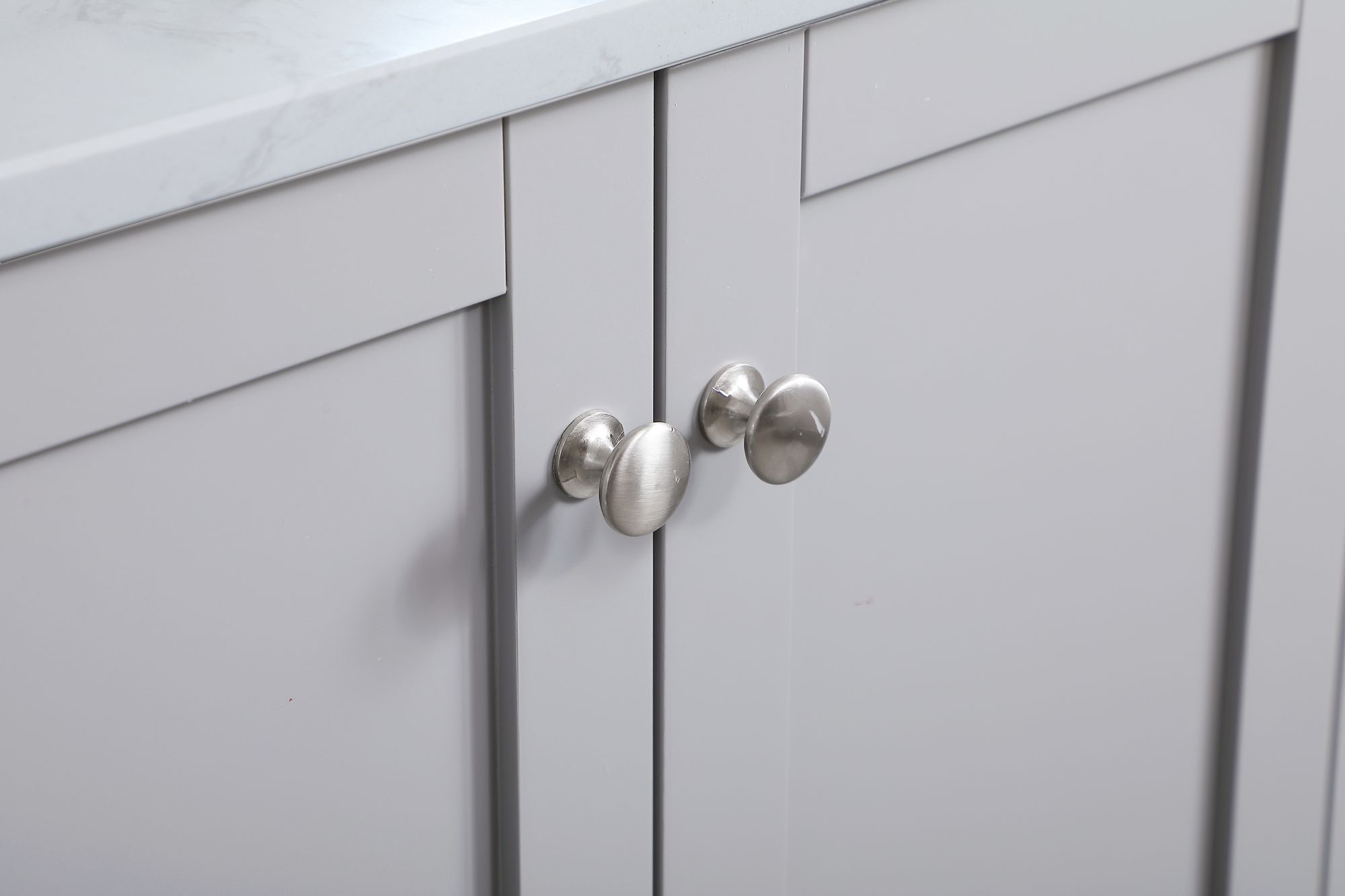 Image 3 Sommerville 36 in. Grey Bathroom Vanity with Calacatta White Quartz more views